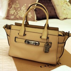 CLEARANCE! Coach Swagger 27 handbag in beechwood